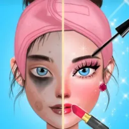 Skincare Makeover Makeup Game logo