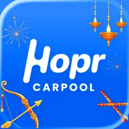Hopr: Carpool, Ride Share App logo