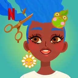Toca Boca Hair Salon 4 NETFLIX logo