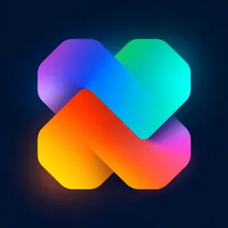 Gradient Background: GradientX logo
