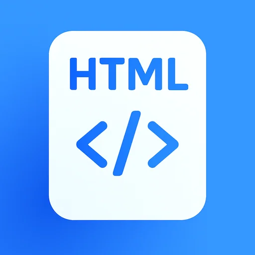 HTML Viewer: View Source logo