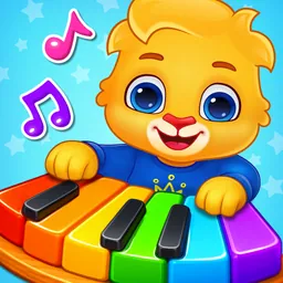 Kids Music: Piano, Xylo, Drums logo