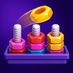 3D Nuts Sort logo