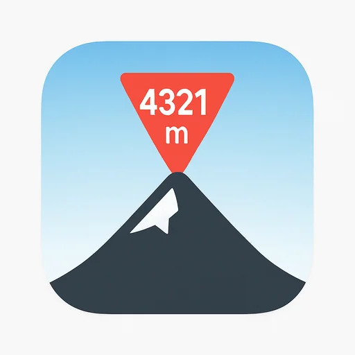 Peak Mountain Altitude Finder logo