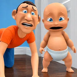 Whose Your Daddy? Boss Baby 3D logo
