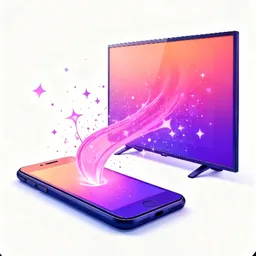 Screen Mirroring · Cast TV logo