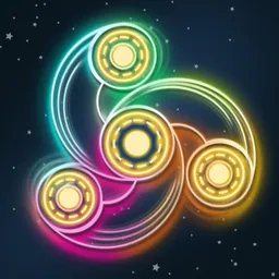 Finger Spinner: Neon Glow Art logo