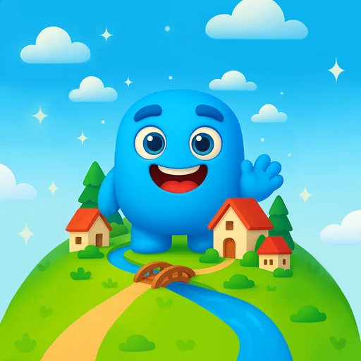 Slimy World: Talk & Play logo