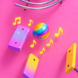 Marble Music Beat Bounce Game logo