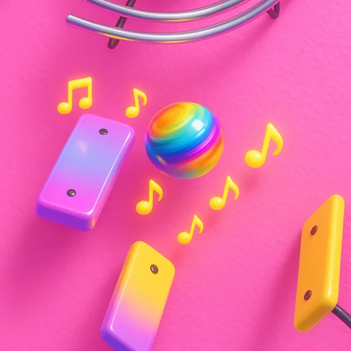 Marble Music Beat Bounce Game logo