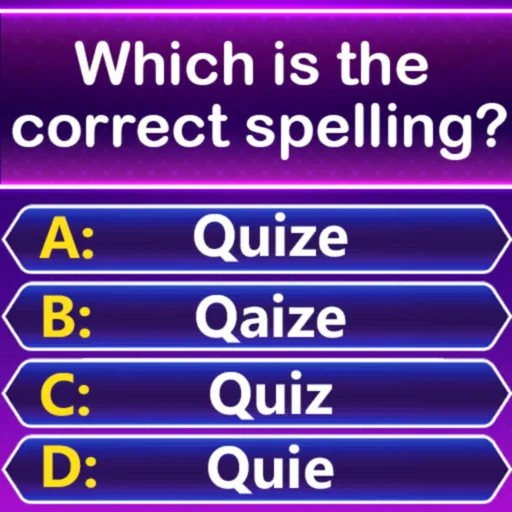 Spelling Quiz - Trivia Puzzle logo