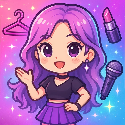 Kpop Dress up & room Idol logo