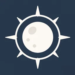 MoonCompass : Find the Moon logo