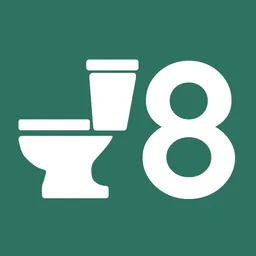 Toilet 8 logo
