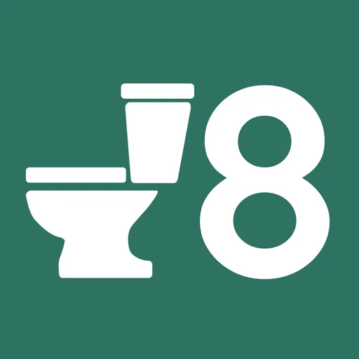 Toilet 8 logo