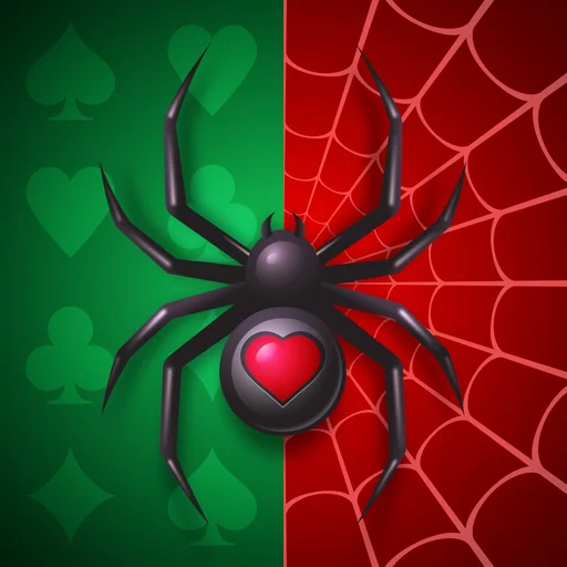 Spider Solitaire - Retro Card logo