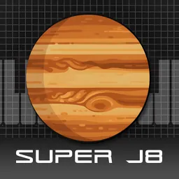 Super J8 Synth + AUv3 logo
