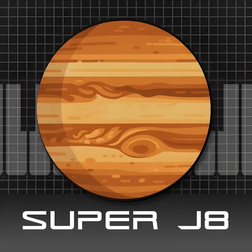Super J8 Synth + AUv3 logo