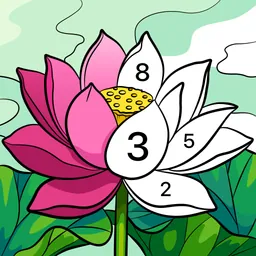 Pure Color by Number Book logo