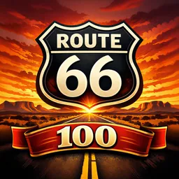 Route 66 100th Celebration logo