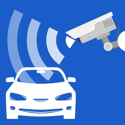 Speed Camera - Radar, map logo