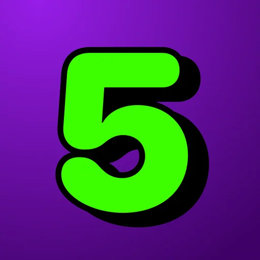 5 second: Party Game Night logo