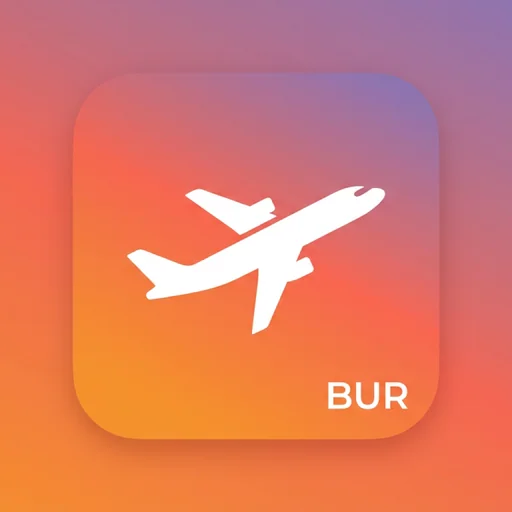 Hollywood Burbank BUR Airport logo