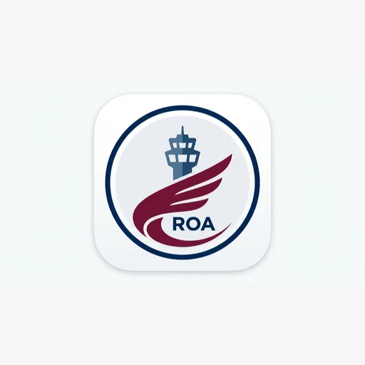 Roanoke ROA Airport logo