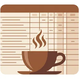 Caffeinated Checkbook logo