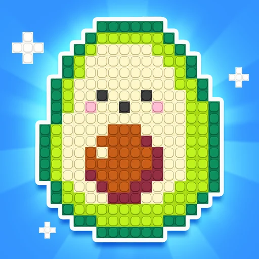 PixGlow: Color Sort Puzzle logo