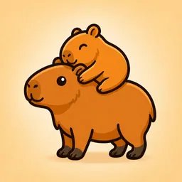 Capybara Cards: Couple Games logo
