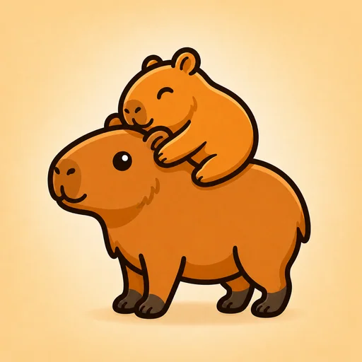 Capybara Cards: Couple Games logo
