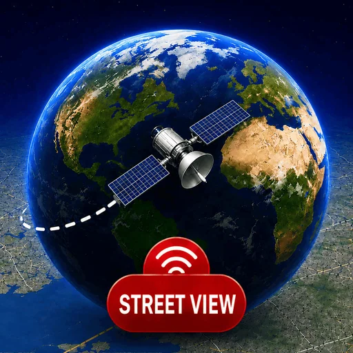 Ways Map : Open Street View logo