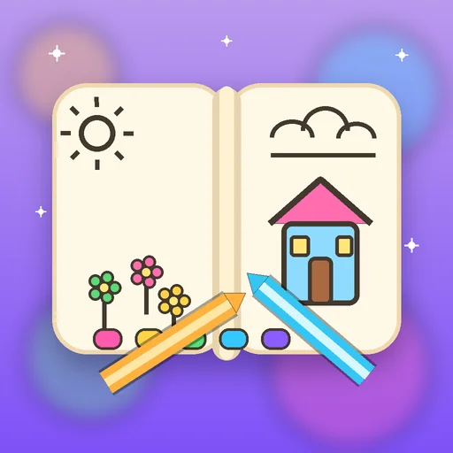 Paint by Numbers 4 Kids logo