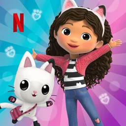 Gabby's Dollhouse NETFLIX logo