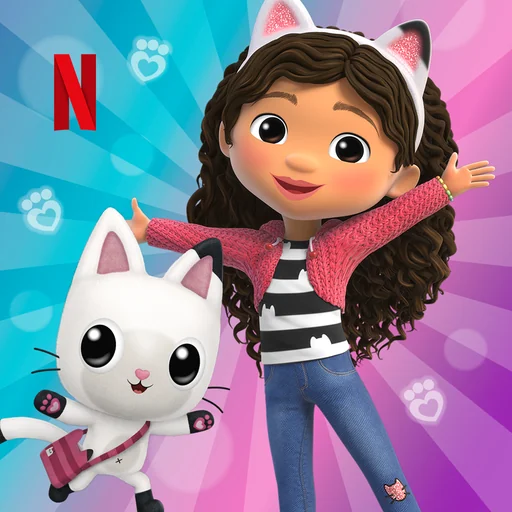 Gabby's Dollhouse NETFLIX logo