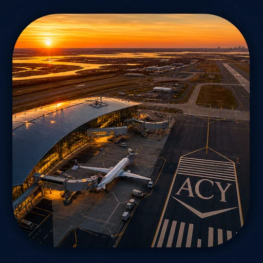 Atlantic City ACY Airport logo