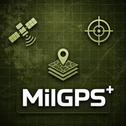 MilGPS+ logo