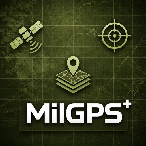 MilGPS+ logo