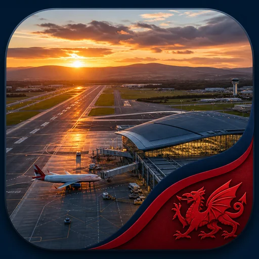 Cardiff CWL Airport logo