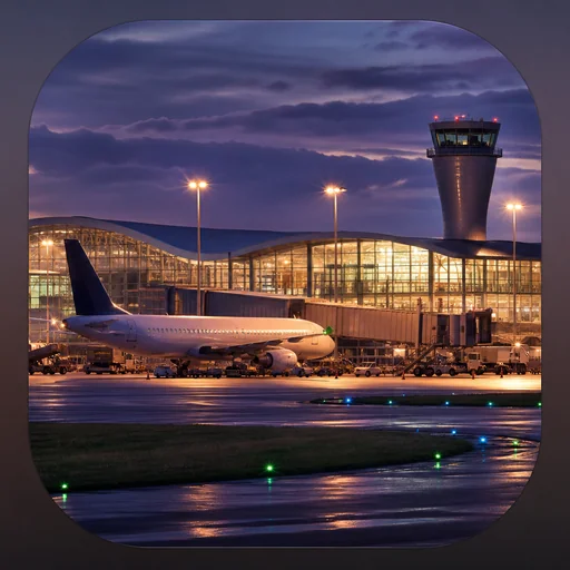 East Midlands EMA Airport logo