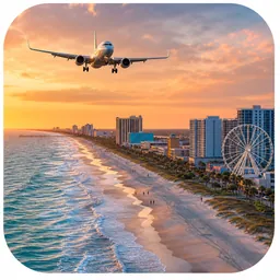 Myrtle Beach MYR Airport logo