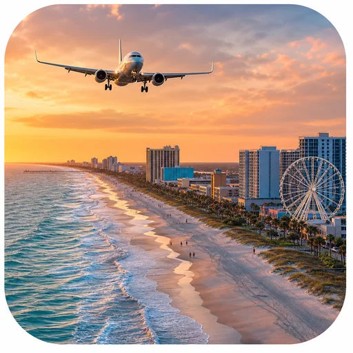 Myrtle Beach MYR Airport logo