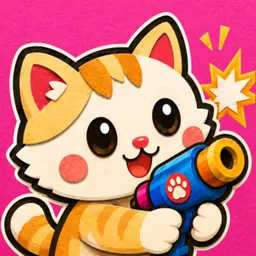 peow! peow!: Cat Shooter logo
