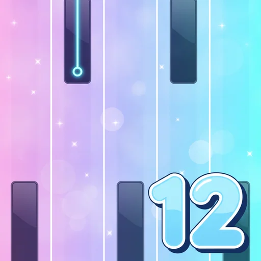 Piano Tiles 12 logo
