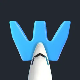 Waypoint — Live Flight Map logo