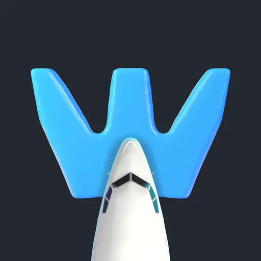 Waypoint — Live Flight Map logo