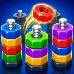 Nut Stack: Sort Puzzle logo