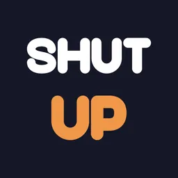 Shut Up?!: Talk Balance logo