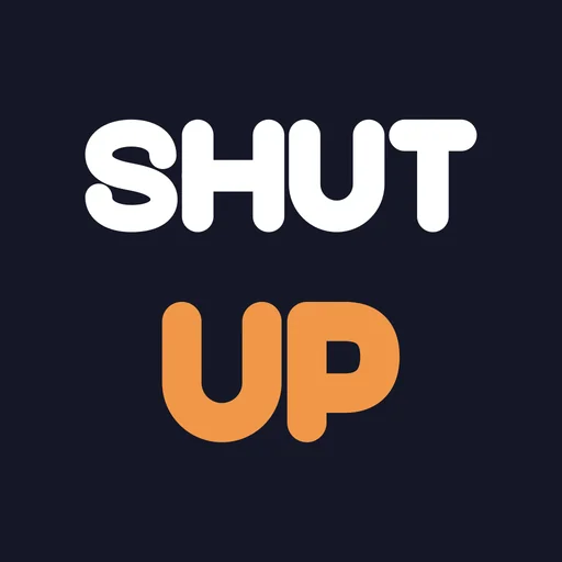 Shut Up?!: Talk Balance logo